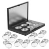 Baluue 3 Sets Square Eye Shadow Box Makeup Eyeshadow Makeup