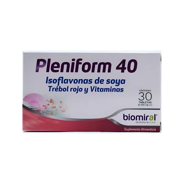 Pleniform 40 C/30 Tab Biomiral / Isoflavonas De Soya Tabletas