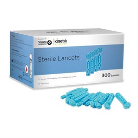 Kinetik Wellbeing Sterile Lancets (Pack of 300) – Used by the NHS – In Association with St John Ambulance – Lancets Available on Prescription