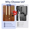 Pack of 2 Cable Lock with Key, Small Cable Lock