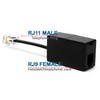 AmzPRO 2-Pack RJ9 to RJ11 Adapter, Female RJ9 (4P4C) Jack