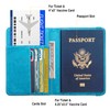 FACATH Passport Holder Cover Case Travel Wallet Case Passport Cards