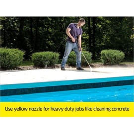 Kärcher Universal 5 Piece Spray Nozzle Kit for Pressure Washers up to 4000 PSI - Quick Connect Fitting