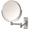JERDON 8-Inch Two-Sided Swivel Wall Mount Mirror - Makeup Mirror