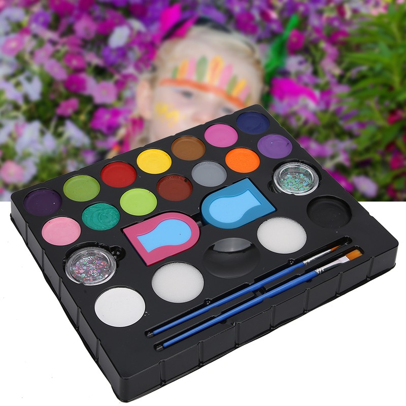 Face Paint Body Painting Pigment Brush Glitter Powder Children DIY