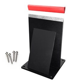 Firewood Splitter with Wider Fins, Ultra-Sharp Blade, 7.3LB Heavy Design Reduces Bounce, Safe Axe-Free Wood Splitting Wedge for Fire Pits & Outdoor Use, Black, Size:XLarge