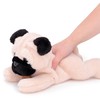 Toyland® 25cm (10") Doug The Pug Soft Toy - Lying