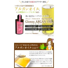 (Set of 2) Glassy Argan Oil Treatment Oil, 4.1 fl oz (120 ml), Set of 2