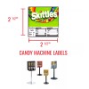 Unbranded (3) CANDY MACHINE STICKERS - LABELS - NUTRITION INFO
