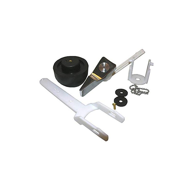 LASCO 04-1599 Toilet Flapper Complete Flush Valve Assembly Kit with