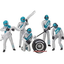 Carrera USA 20021133 21133 Figure Mechanices Realistic Scenery Accessory for Slot Car Race Track Sets, Silver
