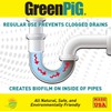 GREEN PIG Drain Clog Remover, Garbage Disposal Cleaner and Deodorizer,