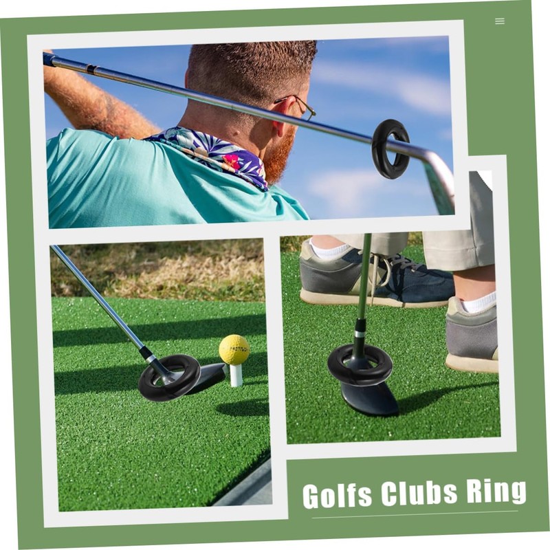 CORHAD 2pcs Golf Weighted Practicing Rings for Swing Training Lightweight