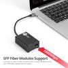 SIIG USB-C to SFP Fiber Gigabit Ethernet Adapter, 1 Gbps,