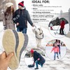 2 Pairs of Warm Shoe Insoles for Chubby Warm Feet,
