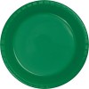 Small 7" Plastic Disposable Plates -Vibrant Solid Colors Appetizer Dessert