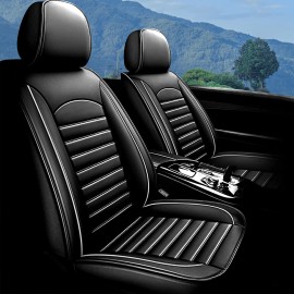 Unbranded PU Leather Front&Rear 5-Sits Car Seat Cover For KIA Seltos 2021-2024 Accessories