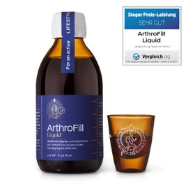 Arthro Fill Liquid - Hyaluronic for Drinking - Nutrient Complex to Support Active Movement Functions - 100% Doping Free - Vegan
