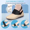Hanzoto Arch Support Sleeves Brace Pair Adjustable Compression for Plantar