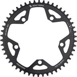 Wolftooth Drop Stop 1 Plato de cadena para cadenas AXS de 10, 11, 12 velocidades de águila y de superficie plana