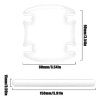 Protector De Arañazos Para Coche, Pegatina De Silicona 8pcs