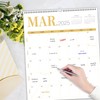 Guasslee 2025 Wall Calendar, Vertical Calendar Wall 2025, Jan. 2025-Jun.