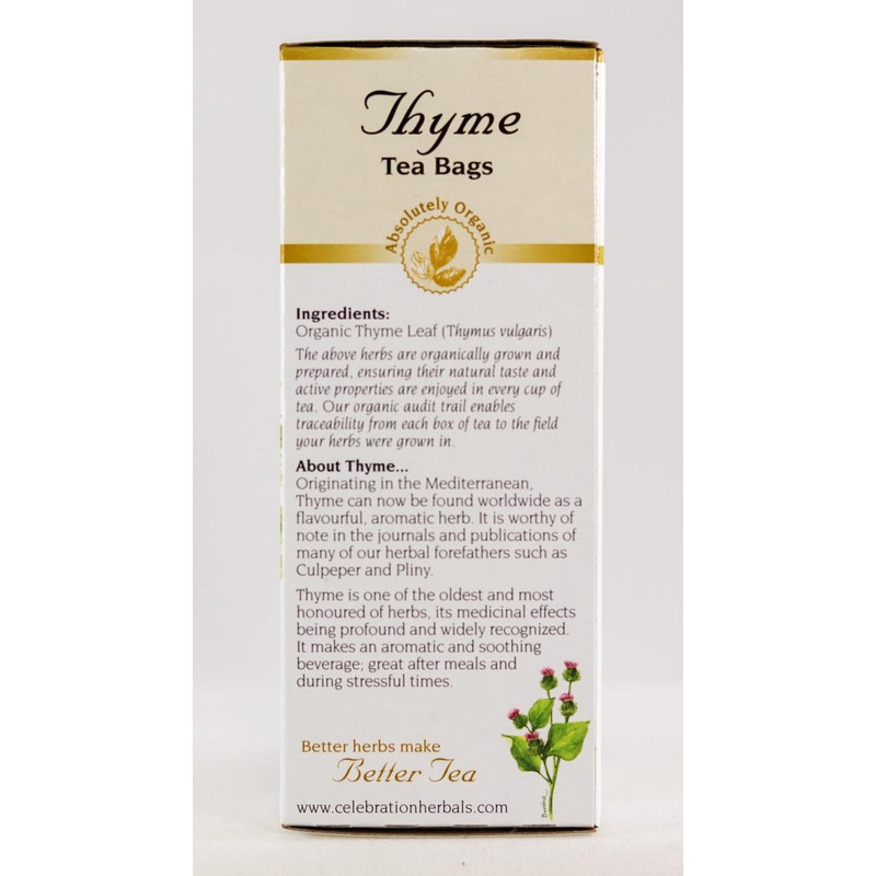 Celebration+Herbals+Organic+Thyme+Tea+Bags+24+Count