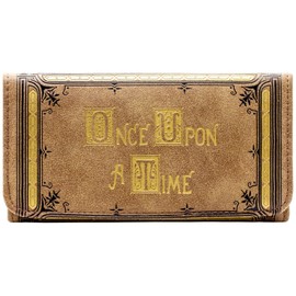 Once Upon a Time Fairytale Medieval Scroll Wallet/Purse Tri-Fold Coin Pocket & Card Holder Brown, brown, Casual
