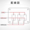 Azmio Switch Panel, Missile Switch, Toggle Switch, Car, Rocker Switch