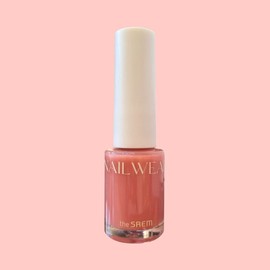 The Saem Nail Wear 121 Bubbly Peach / 더샘 네일 웨어 121 버블리 피치
