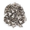 Silver Triangle Pyramid Studs Spike Rivet Craft Punk Tacks Nailhead