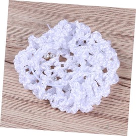 minkissy Elastic Bun Mesh Hair Nets for Buns Hair Net Mesh Pearl Tiara Hair Accessories for Ballet Dance Hair Bun Cover Snood Invisible Hair Nets Headgear Hairnet White Stereotypes Women's