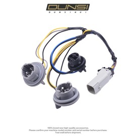 DUNSIHUI JL3Z-13412-A Tail Light Rear Lamp Socket and Wire Assembly Replacement Driver Passenger Side For F150 Pickup 2018 2019 2020