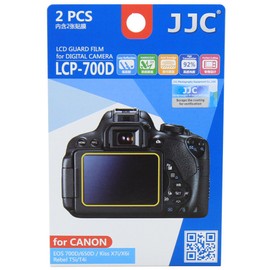 JJC LCD Screen Protector Film for Canon 700D/650D/Kiss X7i/X6i/Rebel T5i/T4i