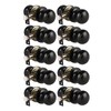 KNOBWELL 10 Pack Modern Door Knob Passage Door Knob, Black