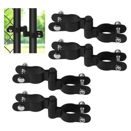 1-3/8'' Chain Link Fence Gate Post Hinge, 4 Pcs Gate Hinges with 1-3/8" Female Hinges(4 Pcs), Heavy Duty Fence Gate Frame Hinge