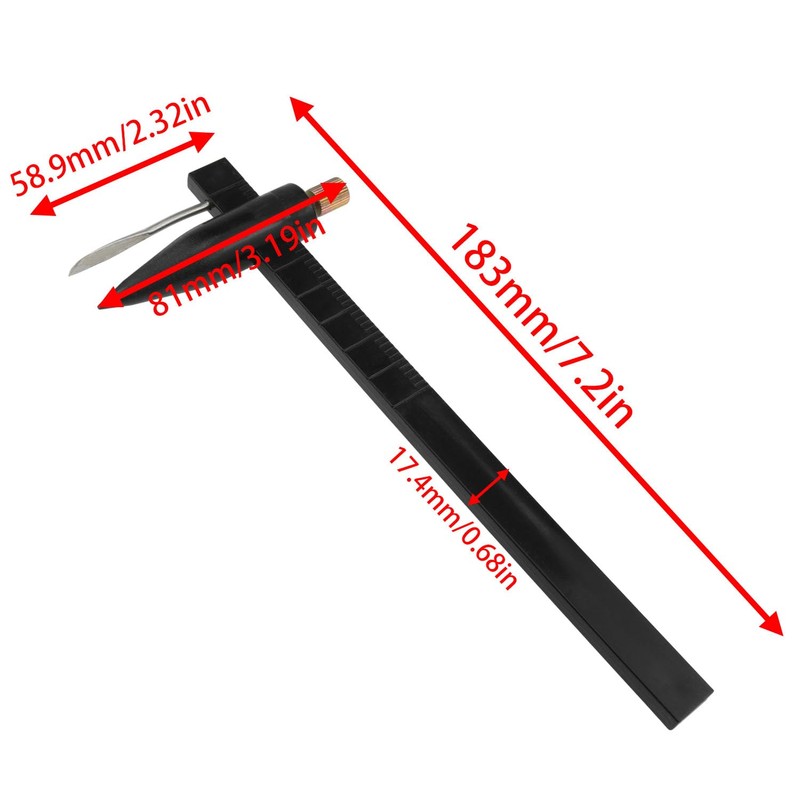 xhziy Circle Cutter for Pottery, 7.24 Inch Adjustable Compass Tool