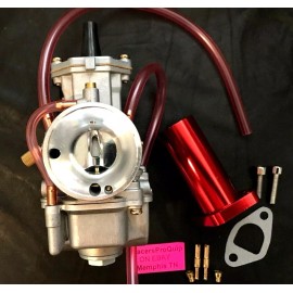 RacersProQuip Predator MiniBike Predator 212-236 28mm Flat Slide Carburetor Full Kit w/Adapter 24hrShip