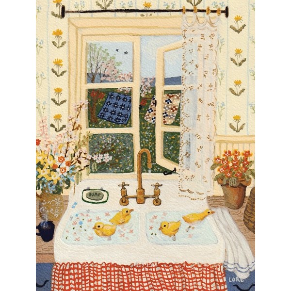 New York Puzzle Company - Loré Pemberton Forget-me-not Spring -
