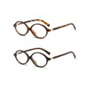 YAMEIZE Small Oval Blue Light Glasses Women - Men Retro