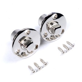 Mxeol Boat Garboard Drain Plug Marine Bilge Plug Kit Stainless Steel W/Screws Pair