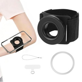 Smartphone Armband, Ferromagnetic Suction, Rotatable 360° Magnetic Armband, Arm, Smartphone Holder, Running, Exercise, Fitness, Outdoors, Smartphone Fixed