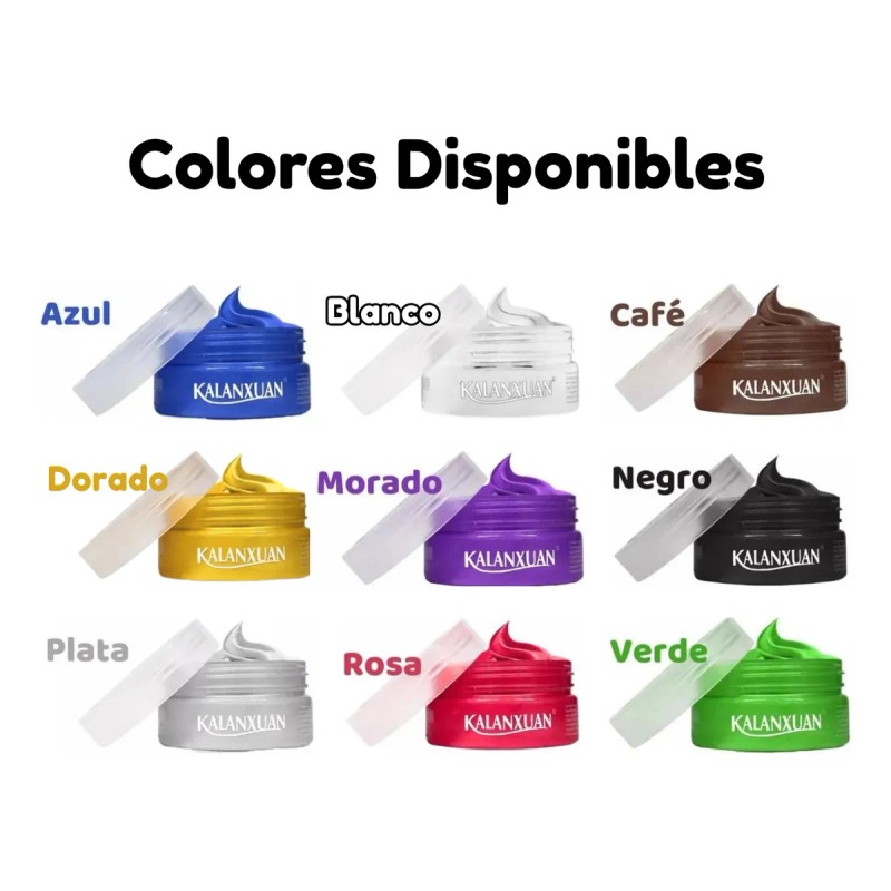Kalanxuan Cera Pintar Cabello Hair Wax Colores Varios Full