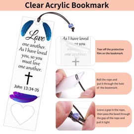 Christian Bookmarks for Women Girls Bible Verse Bookmark for Reading Women Men Religious Scripture Book Marker Inspirational Church Supplies Motivational Prayer Page Clips for Kids