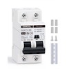 DIHOOL Solar Disconnect Switch, 30 Amp 2 Pole, DIN Rail