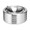 Ashtray with Lid Stainless Steel Wind Ashtray Folding Storm Ashtray