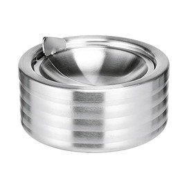 Ashtray with Lid Stainless Steel Wind Ashtray Folding Storm Ashtray