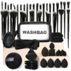 Lukovee Set de Brochas de Maquillaje, 56 Piezas Kabuki Profesional