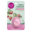 eos Bálsamo Labial Suave Esfera Sorbete Fresa 0.25 Oz.