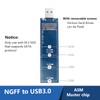 WANGCL M2 Adapter USB 3.0 Ngff to USB SSD Adapter